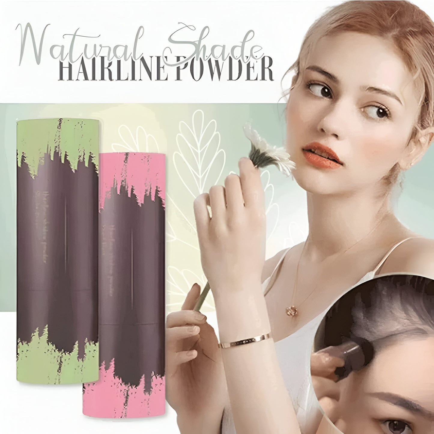3-in-1 Hairline Contouring Powder Stick – Waterproof, Long-Lasting
