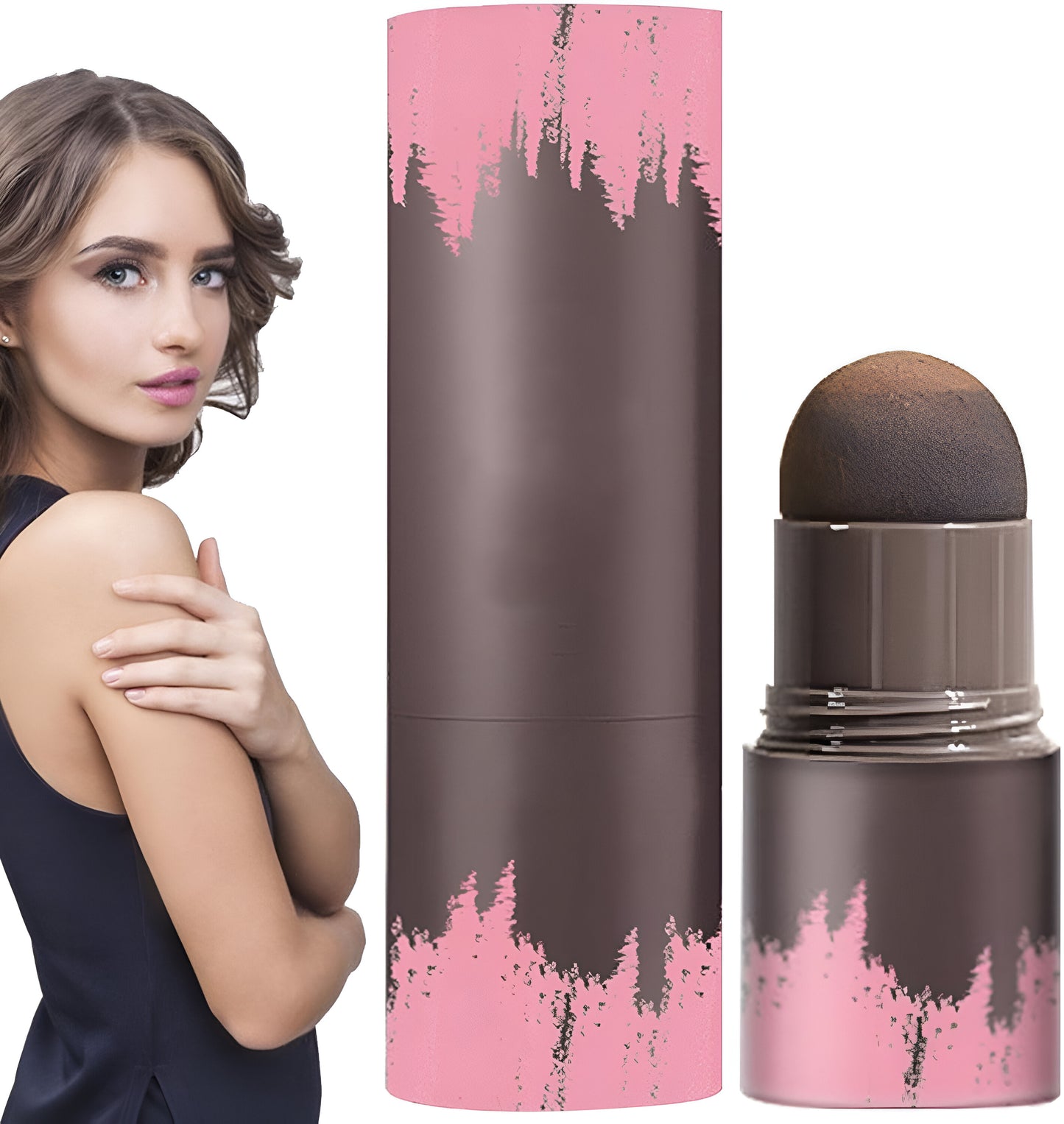 3-in-1 Hairline Contouring Powder Stick – Waterproof, Long-Lasting